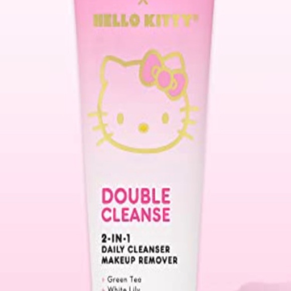 Hello kitty crème Double Cleanse Green Tea white Lily Rice water - Picture 2 of 5
